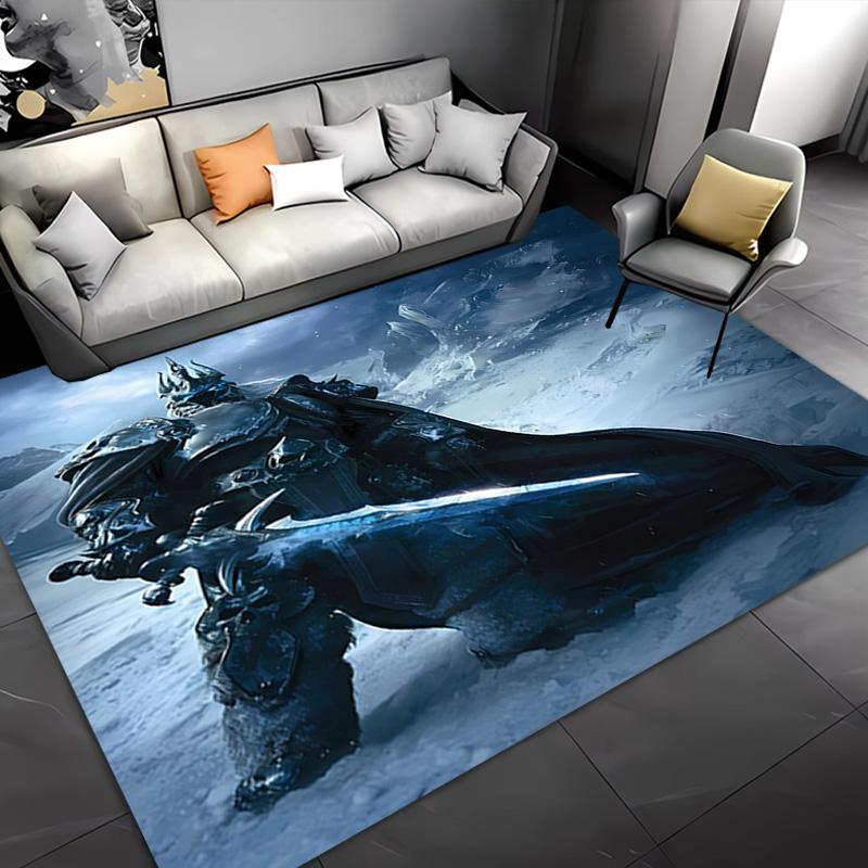 1pc World of Warcraft Entrance Mat, Non-Slip Mat Area Rug,Room Decor, Outdoor Decor, Kitchen Rug,Doormat - Machine Washable, Easy To Clean