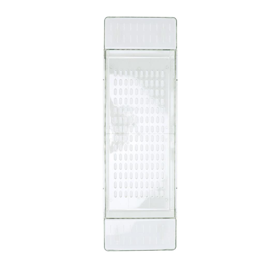 Clear Expandable Bathtub Tray PET   Water Resistant Bath Tub Tray Table for Bathroom