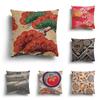 Retro Imitation Embroidery Totem Plush Pillowcase Sofa Cushion Cover Single  Four Seasons