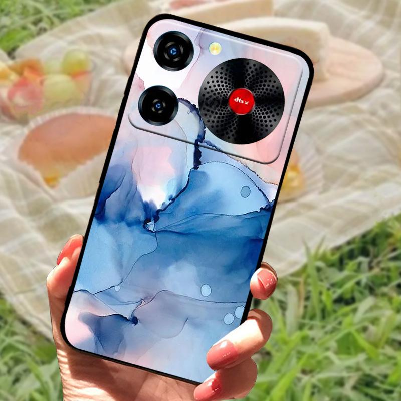 Per ZTE Nubia Custodia Musica Antiurto TPU Silicone Nero Paraurti Cover Per ZTE Nubia Custodie Telefono Musica Carina Cover Posteriore Fundas Capa