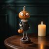 Decorative Shelf Figurines Halloween Pumpkin/Skeleton Figurine Resin Desktop Ornament Retro Cartoon Thanksgiving Home Decorations Humanoid