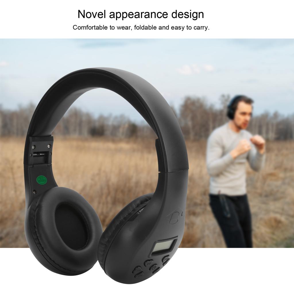 HRD601 Headset FM   Headphones Foldable Card Mobile Music Game Earphone for Outdoor