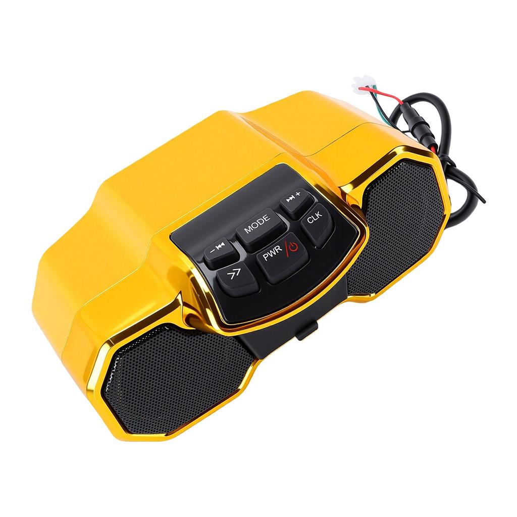 Motorcycle Speaker with MP3 Player Bluetooth Water Proof Subwoofer Motorcycle Handlebar Speaker