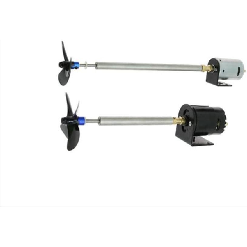 Heyiarbeit Drive Shaft Fit for 4mm Motor Shaft W Propeller and Universal Joint for RC Boat, L100mm Shaft, L50mm Sleeve, D36mm Propeller