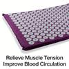 Tapis d'Acupression pour Soulager la Douleur et Favoriser la Relaxation, Portable et Polyvalent