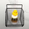 Adhesive No-Drill Hanging Storage Basket for Kitchen and Bathroom