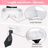 Cat Bow Tie, KOOLMOX Bowtie Cat Collar Adjustable with Various Bow Ties for Dogs, Male Pet Necktie for Small Puppy Boy Dog Collars Wedding Outfit