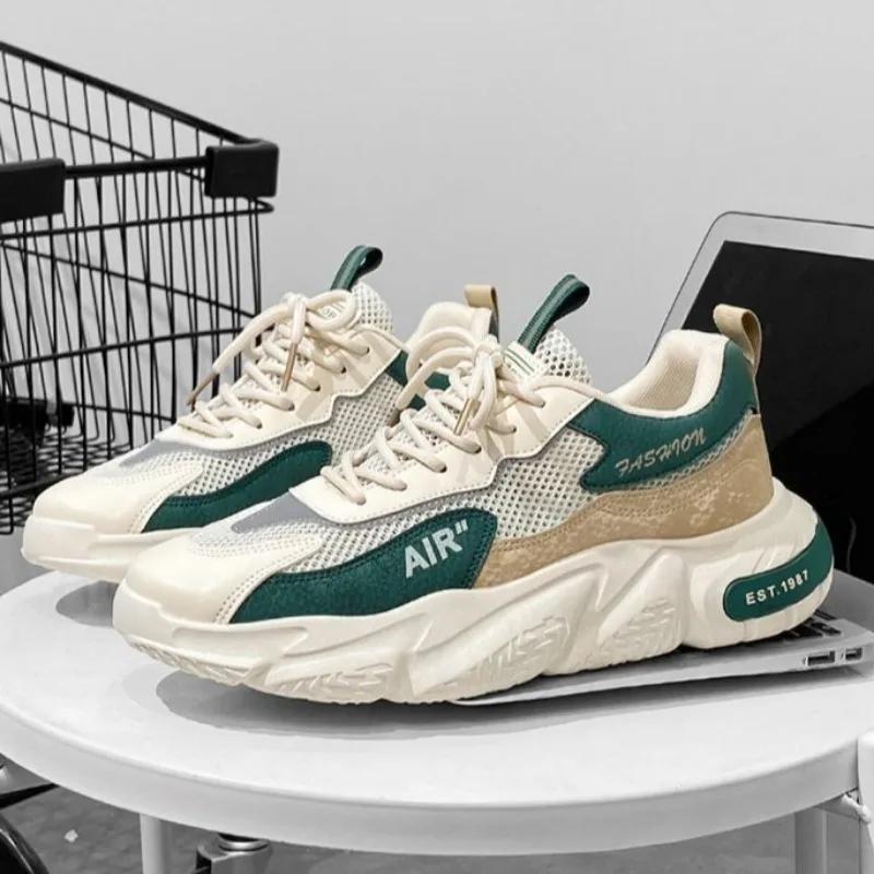 Fashion Men Casual Sports Shoes Breathable Lightweight Sneakers Summer Outdoor Tennis Running Walking Shoes Male Vulcanized Shoes Man