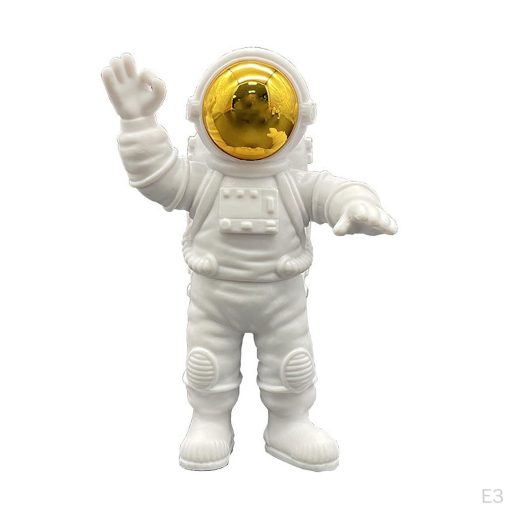 3pcs Astronaut Figurines Miniatures Character Spaceman Outer Space Shelf Collectible