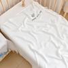 GPPNKC Embroidered Baby Ice Silk Bamboo Fiber Blanket