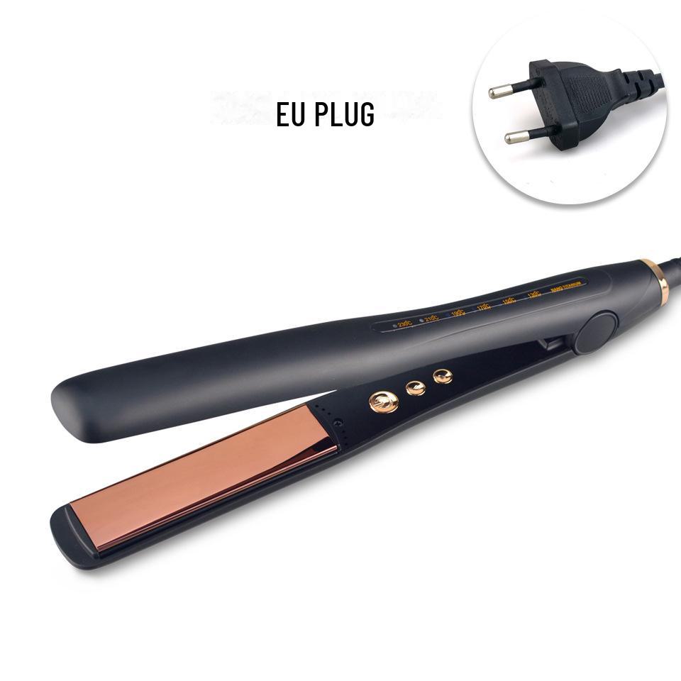 Dual-Purpose Temperature-Adjustable Hair Straightener for Men: Ion Perm & Styling Tool