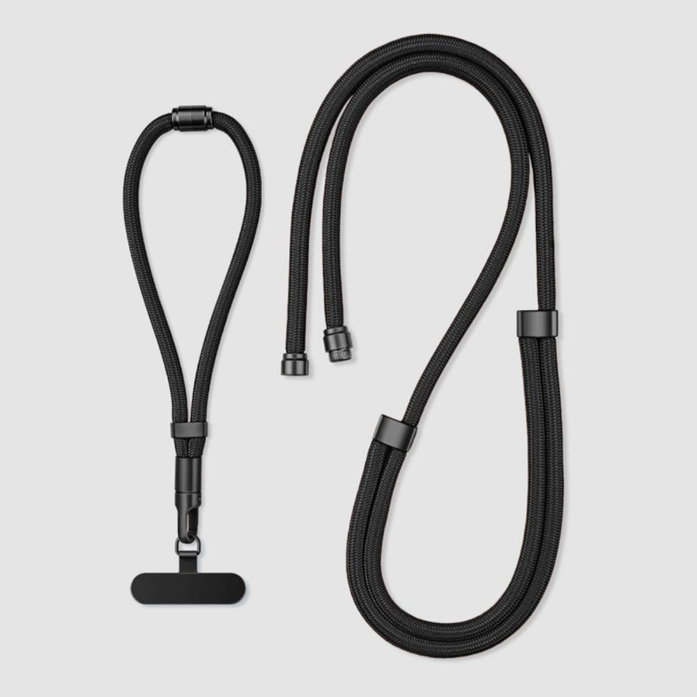 Popruh na telefon k zavěšení na krk a přes tělo s nastavitelnou délkou, 3v1 řetízek na telefon, cestování, outdoor