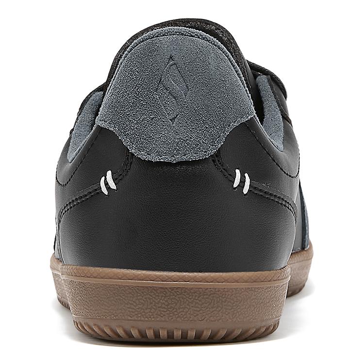 Skechers Hotshot Training Shoes Soft Leather Fashion Comfortable Color Block Versatile Durable Lightweight Low Top Sneakers Men Sneakers 254153-BLK