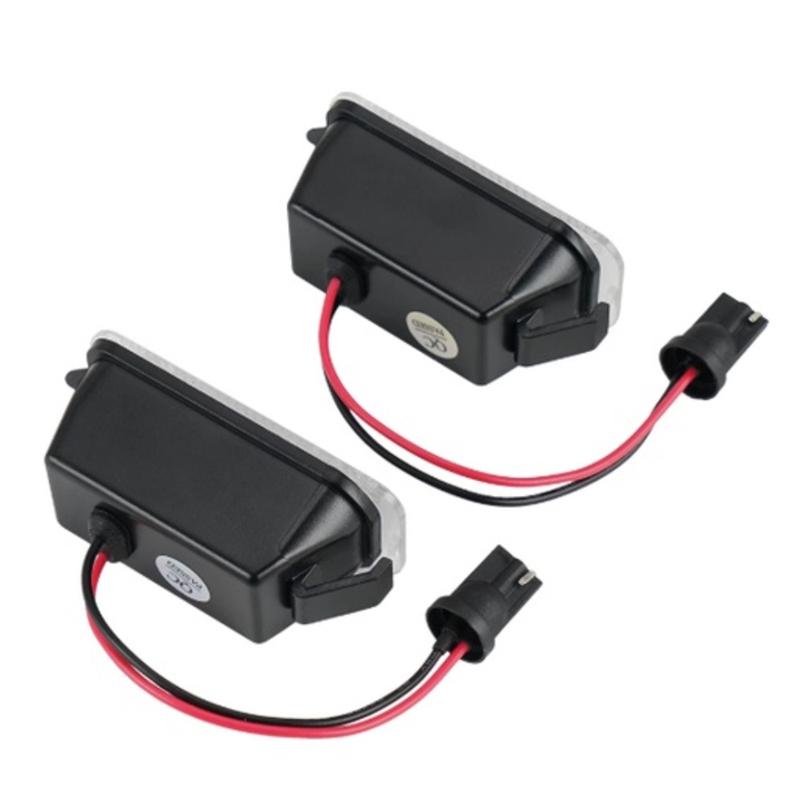 2pcs Number Plate Light for Ford Fiesta Focus Kuga Mondeo Galaxy Ecosport  Ranger Explorer LED License Lamp