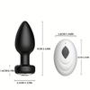 1 pc anal vibrator,wireless remote control butt plug male prostate massager,vaginal masturbator adult sex toys female male gay