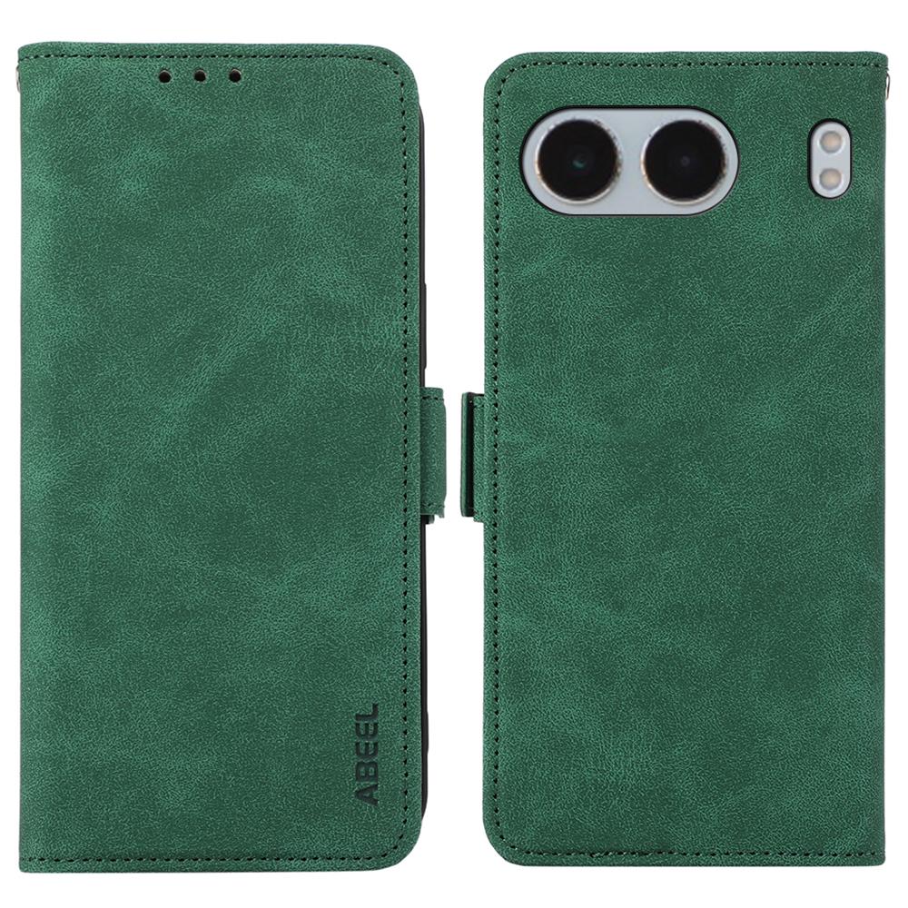 ABEEL For OnePlus Nord 4 Case PU Leather Folio Stand View RFID Blocking Phone Cover
