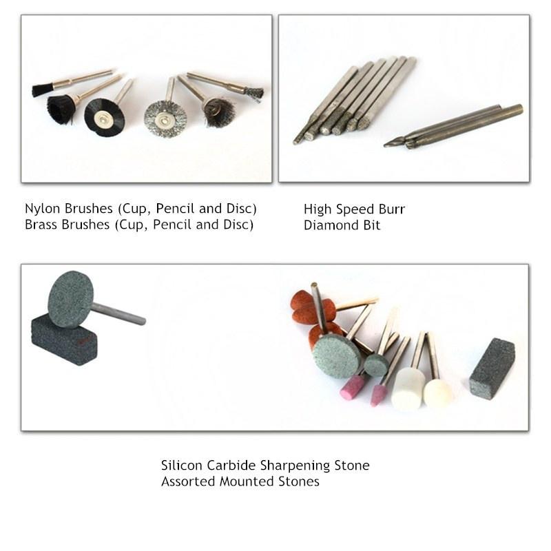 Buy 100pc Rotary Tool Accessory Bit Bits Set 1/8" For Dremel Jeweler