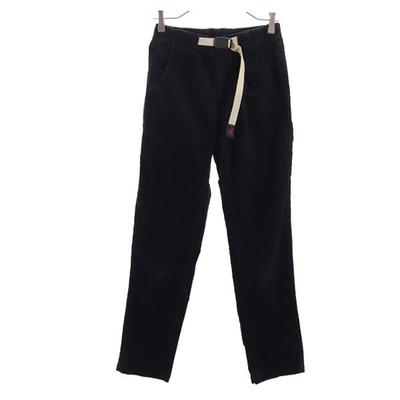 Corduroy Outdoor Pants S Black Embroidered Climbing Logo Men's Used