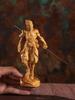 Natural solid wood Battle Buddha Monkey Sun Wukong Figure Statue Mythical Monkey Home Room Office Statue