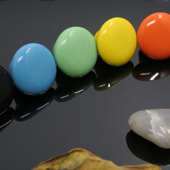 Moderne runde keramiske skap Garderobe Skuffeskap Trekkknapp Møbelhåndtak