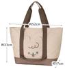 Skater Tote Bear Bear Bag, Linen-Style, Insulated, Design, KCTSJ1H-A