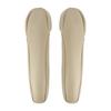 X AUTOHAUX Beige Microfiber Leather Car Front Seat Armrest Cover Replacement for Honda Odyssey 2005-2010, 1 Pair