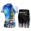2026 Summer Breathable Cycling Suit Set  Women's  Short Sleeve Gym Clothing  Ciclismo Bicycle Shorts Lightweight Summer Outfit Woman Bodysuit