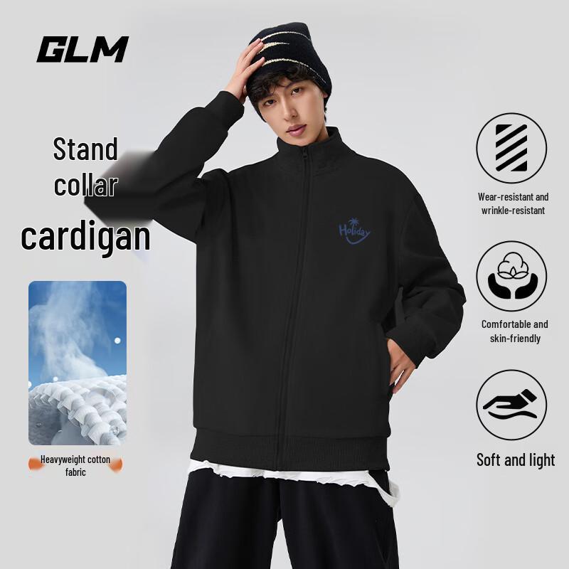 

GLM Men s Casual Stand-Collar Sport Jacket 4XL