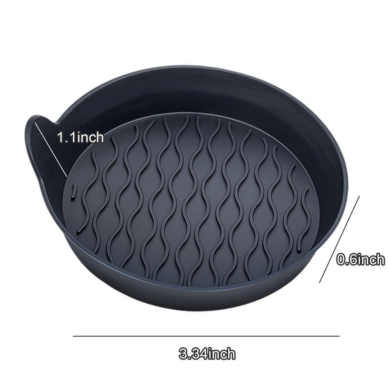 Non-Slip Car Cup Holder Coasters, Universal Waterproof Cup Mat for Vehicle Interior