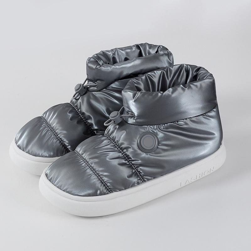 Unisex Smart Heated Snow Boots with USB Charging and Three-Level Temperature Control