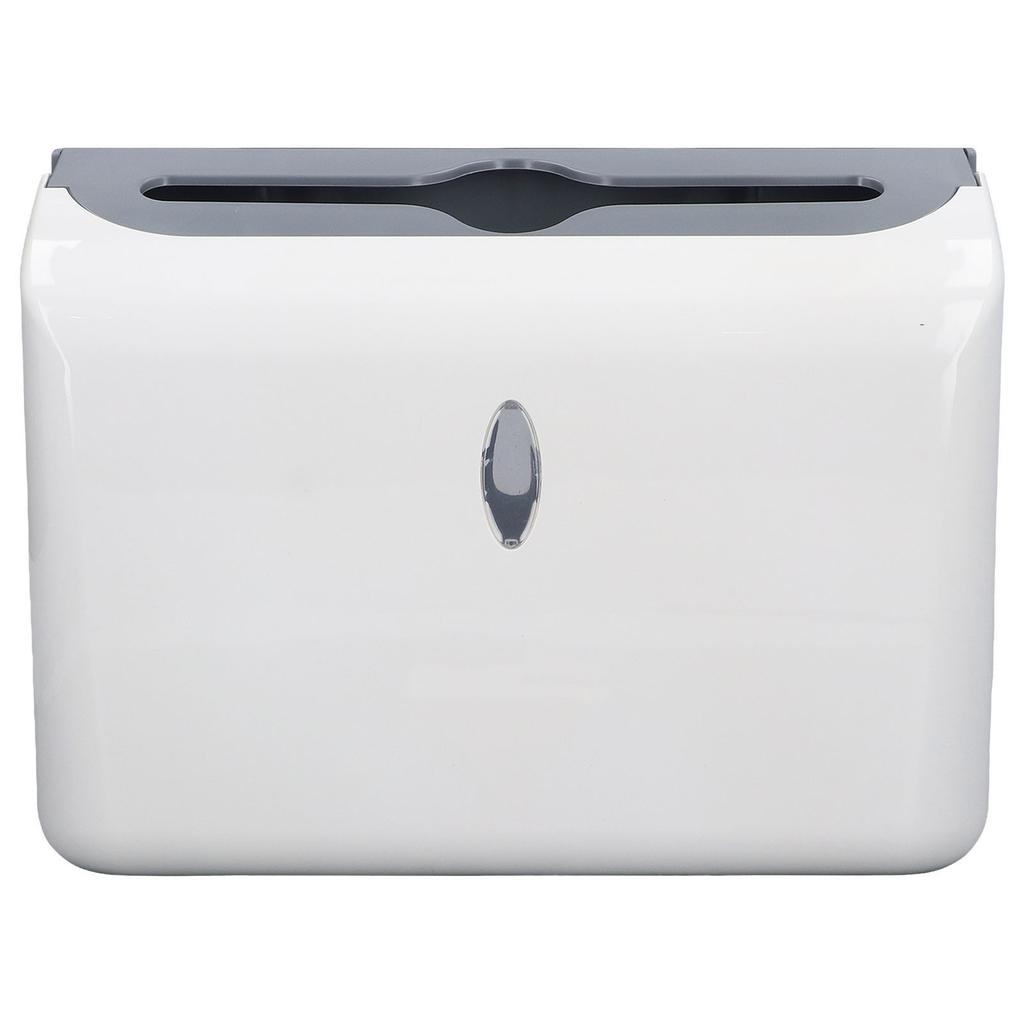 Paper Towel Dispenser Wall Mounted Safe Sturdy ABS Glossy Corner Bathroom Paper Towel Holder for