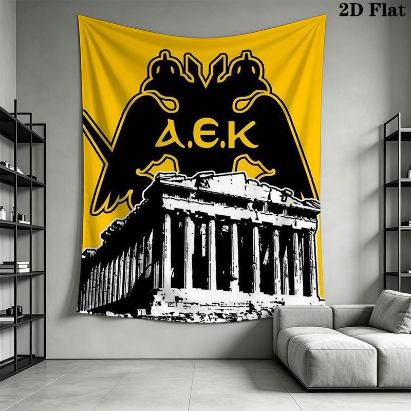 Athens Print Pattern Home Decor Tapestry, Wall Hanging, Decorative RV Wall Cloth.ZGT0914416