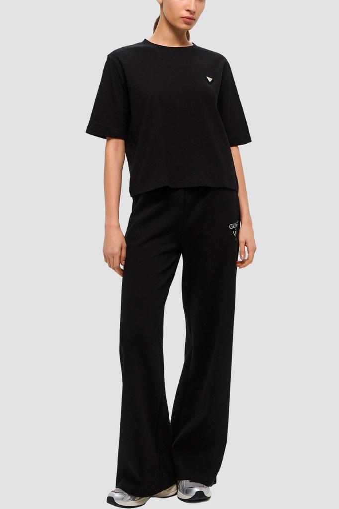 Guess Czarny Bawełniany T-Shirt Damski Colette Boxy S