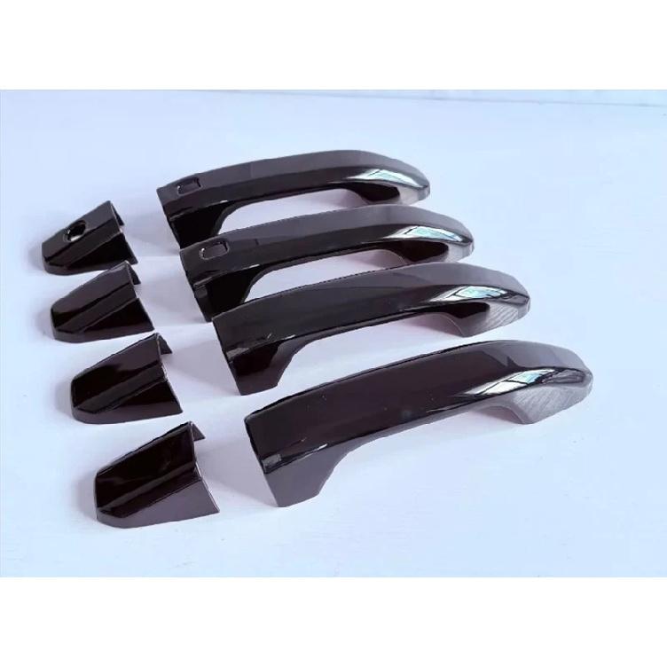 For Chevrolet Colorado 2024 2025 Car Accessories ABS Chrome Door Handle Cover With Smart Key Hole Catch Cap Trim Molding