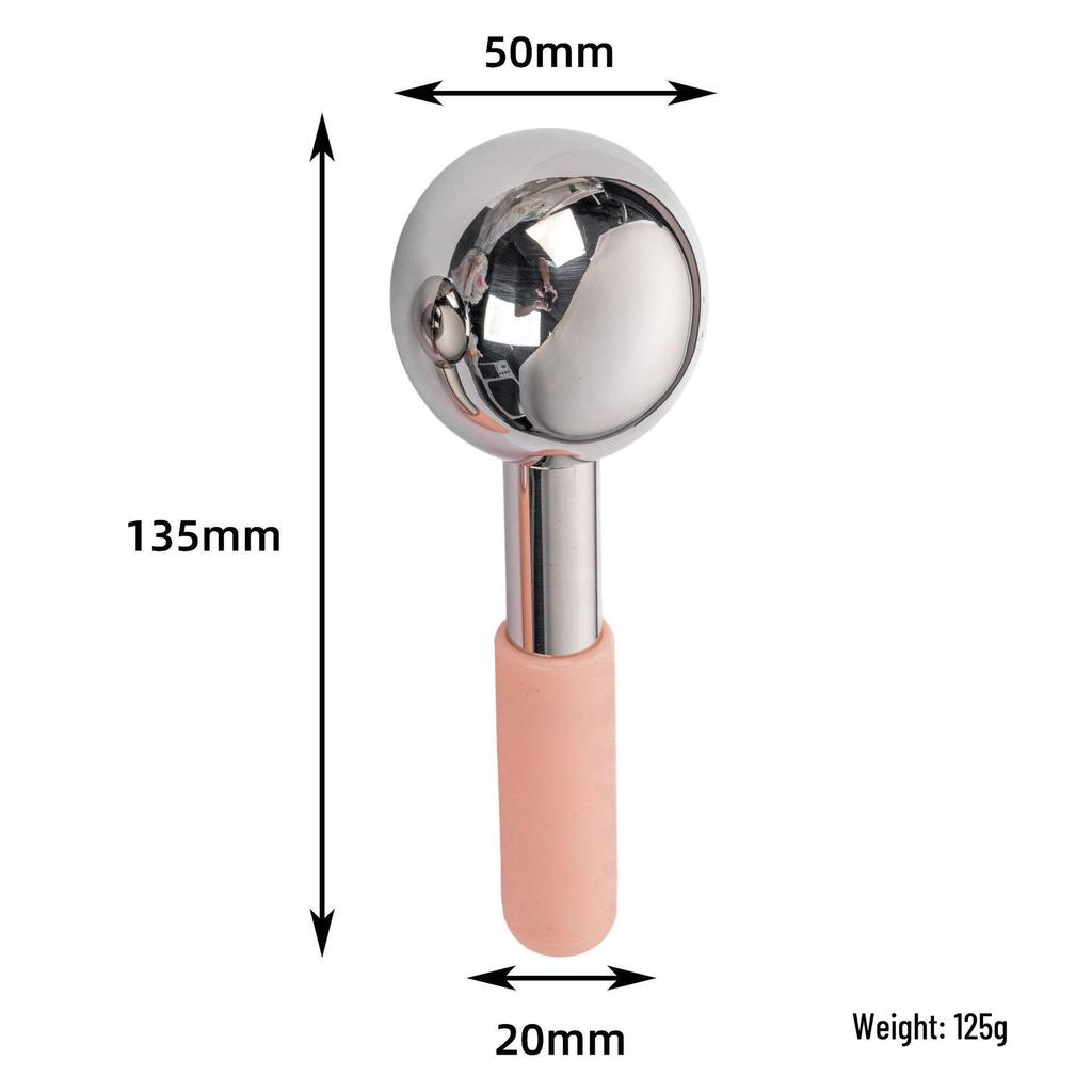 Stainless Steel Ice Wave Ball Facial Massage Tool