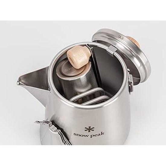 Snow Peak Field Barista Kettle CS-115R Coffee Camping Outdoor Home Durable portable. Ideal backpacking use. Designed Japan.