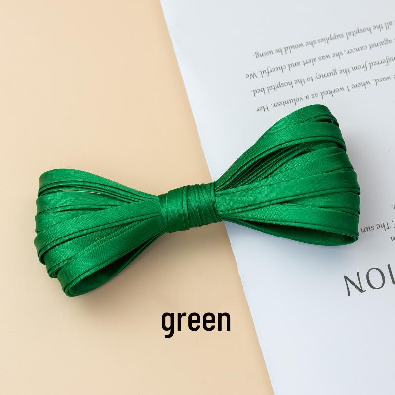 Hengmeihe Cheongsam 1cm Piping Trim: Four-Fold Non-Iron Imitation Silk Hemming Ribbon