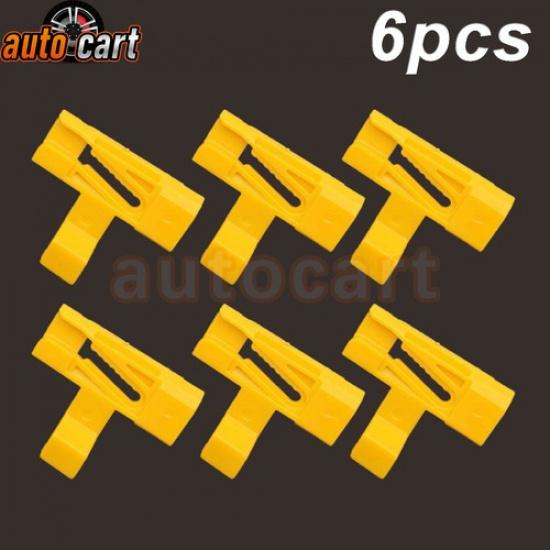 

6pcs Windshield Moulding Side Trim Clips 9484524 30678009 For Volvo S60 XC70 V70