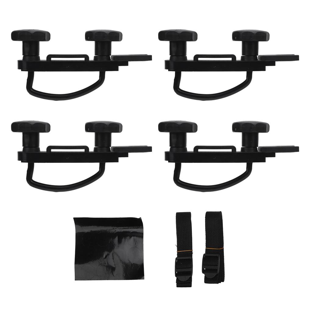 23PCS Roof Box U Bolt Clamps Stainless Steel Rooftop Cargo Carrier Rack Bolts Universal Car