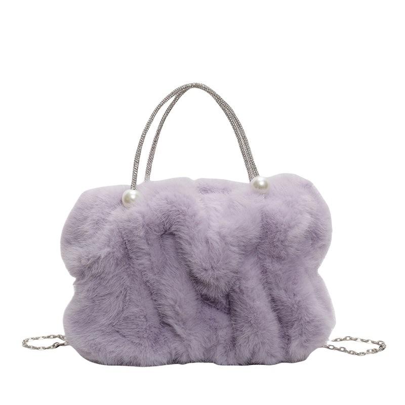 Mao Mao bag women's bag pleated cloud bag 2025 tide daily shoulder messenger bag handbag high value plush bag