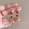 2024 Trendy Colorful Flower Stud Earrings for Women - Summer Fresh Design