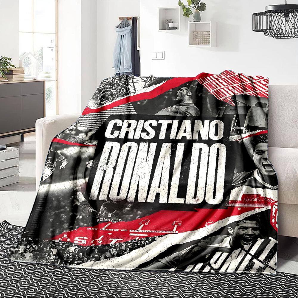 Ronaldos Legacy Football Blankets Flannel Printed Breathable Warm Throw Blanket for Home Office Bedspreads 0708a36