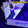TC4 Titanium Utility Knife SK5 Blade Screwdriver Bottle Opener With Back Cplint Outdoor Camping Hunting EDC Window Breaker Tool