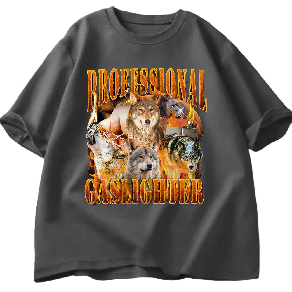 Houston We Have Many Interesting Raccoon Tshirts for Men and Women Casual Cotton Street Y2K Mens Tshirts