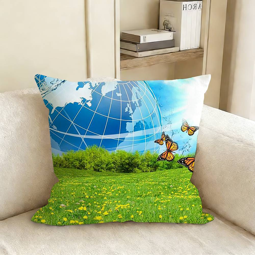 FFrutiger AAero AArt Pillow Cover Sofa Cushion Cover Home Room Decoration Children Gift