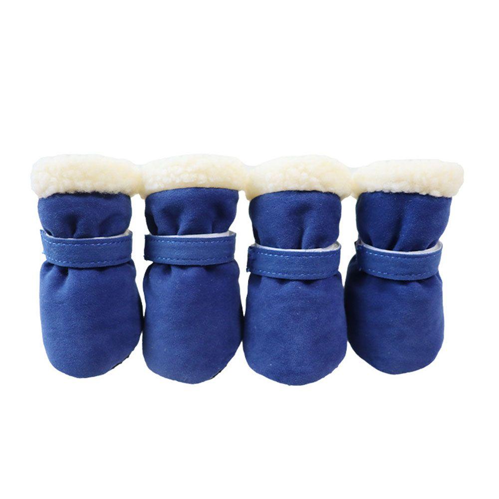 Malý pes Udržuj v teple Teddy Plus Samet Čivava Domácí mazlíček Boty Kočičí doplňky Psí boty Sněhule