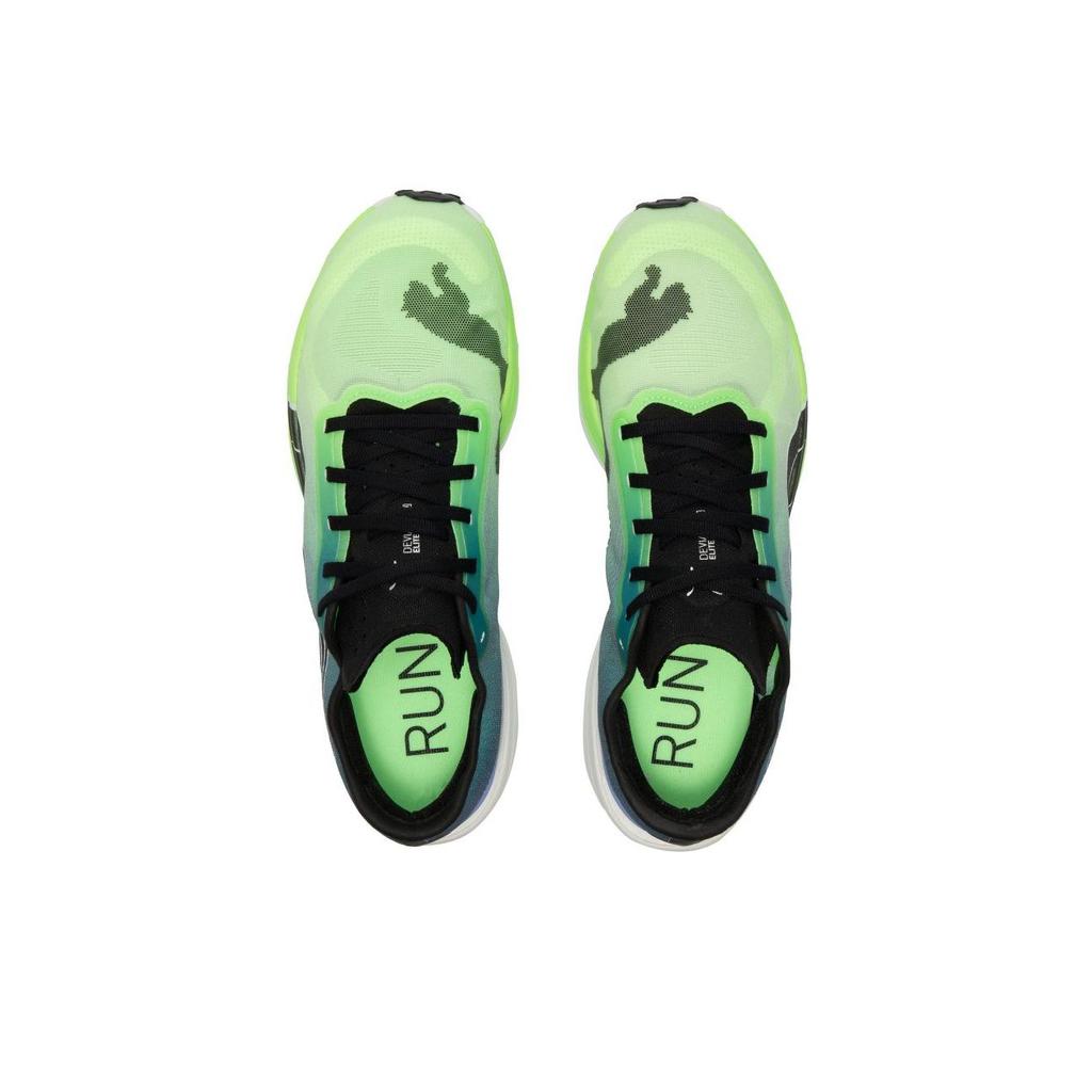 Puma Deviate Nitro Elite 2 Fireglow Herren Sneaker Grün Fizzy-Lime Königsblau-Saphir 377786-01