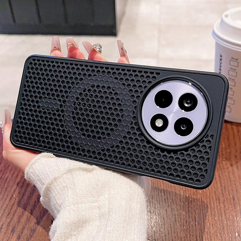 Heat Dissipation For Magnetic Case For Oneplus 15 13 12 ACE6 Ace 5 3 Pro Breathable Mesh Shockproof Matte Hard PC Cover