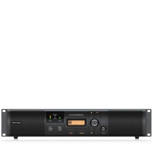 Behringer NX3000D 3000W Class D Power Amplifier with DSP Control and SmartSense Speaker Impedance Compensation