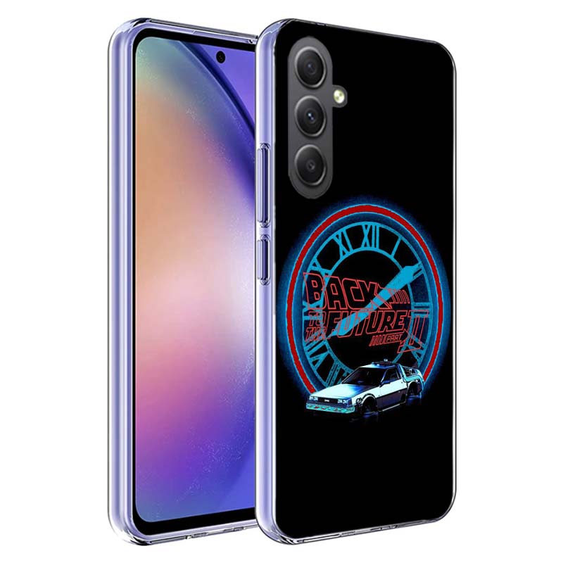 Back To The Future Cover For Samsung A54 A34 A24 A14 A53 A33 A23 A13 A52S A32 A22 A12 Phone Galaxy A03 A04 A02S A42 A73 TPU Case